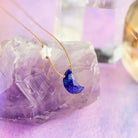 Lapis Moon and Mother of Pearl Star necklace