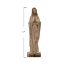 Magnesia Vintage Reproduction Virgin Mary Statue Height