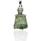 Moldavite and Libyan Desert Glass 6.9 grams Pendant