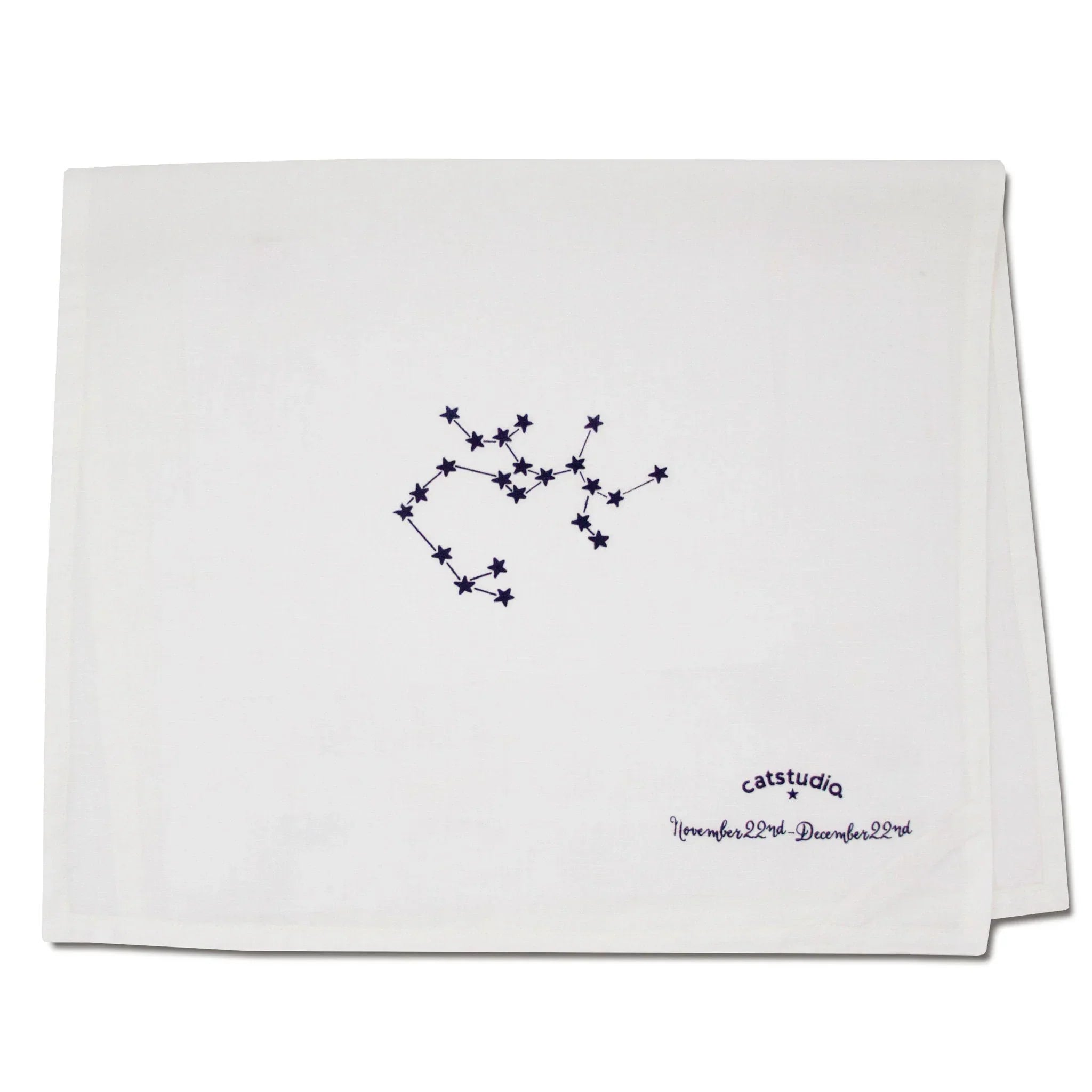 Sagittarius Dish Towel Back Design