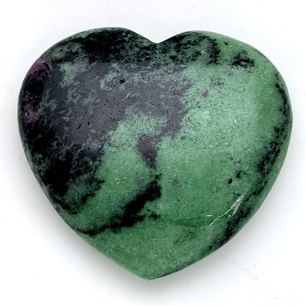 Ruby Zoisite Anyolite Heart for courage and passion