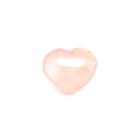 Crystal Stone Puff Hearts Rose Quartz