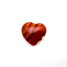 Crystal Stone Puff Hearts Carnelian