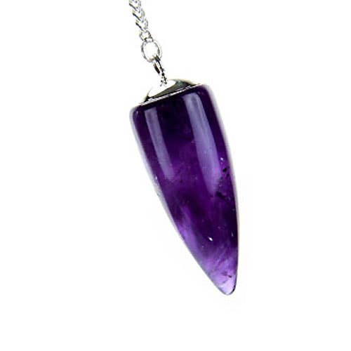 Crystal Earth Sterling - Pendulums - Natural Amethyst