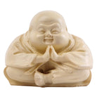 Buddha Sitting - White Resin