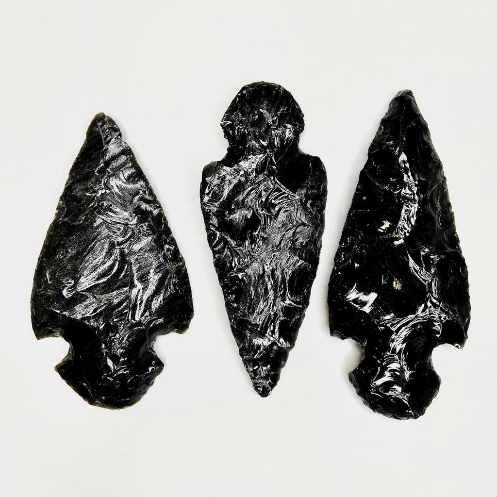 Large Obsidian Arrowhead