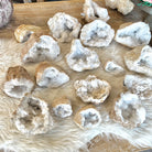 Natural Sugar Quartz Crystal Geode