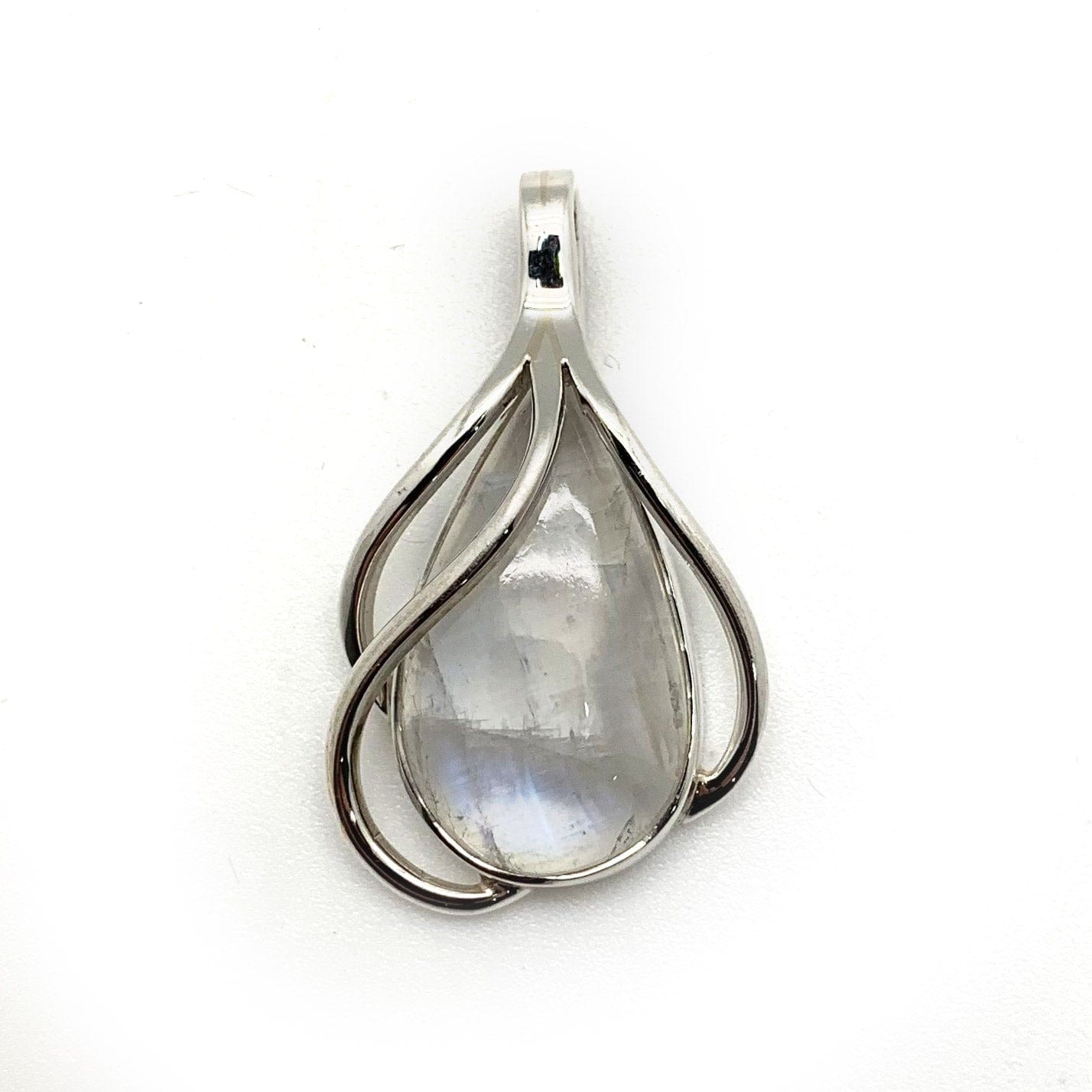 Rainbow Moonstone Pendant for Intuition and Creativity