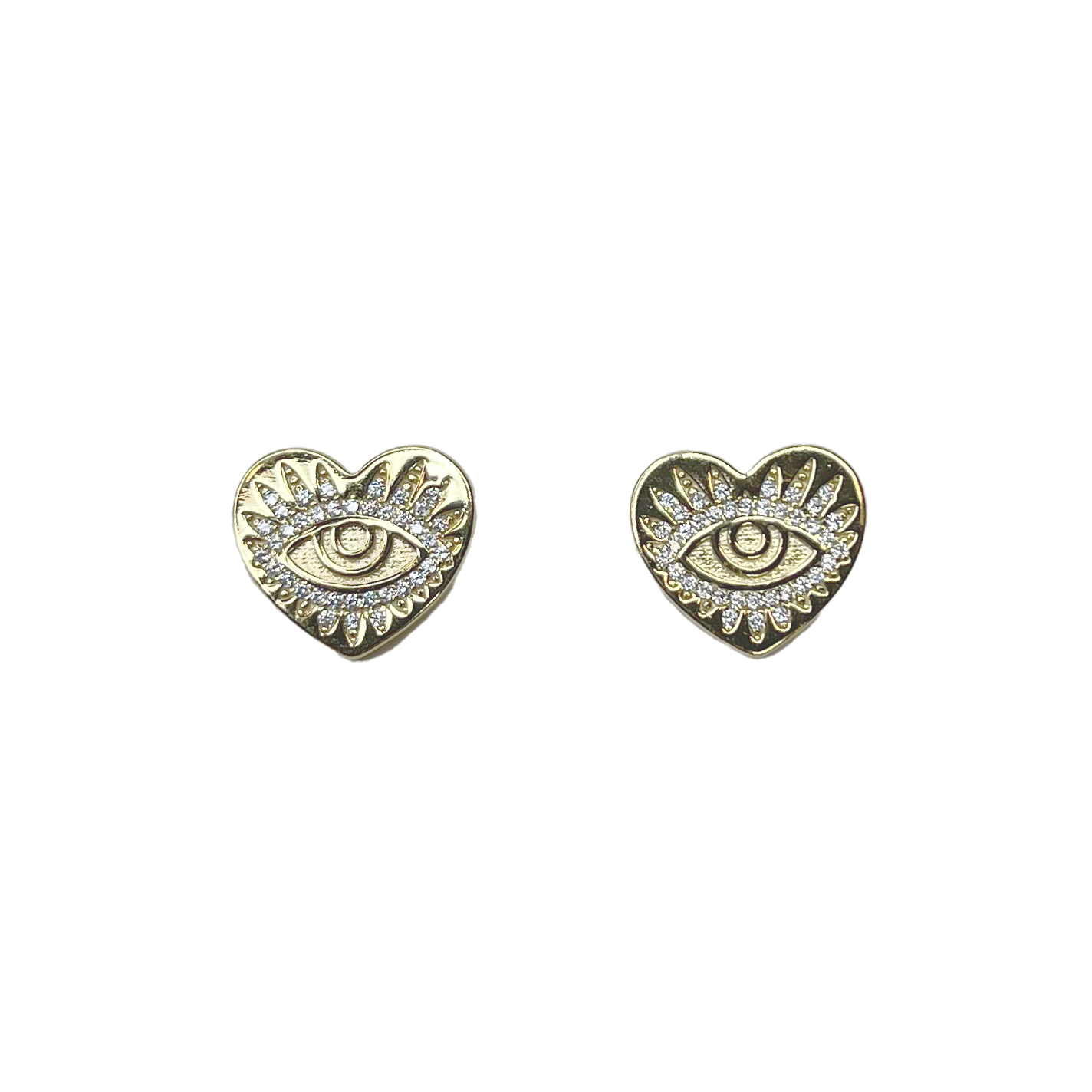 Spitfire Girl Ever Lasting Evil Eye Stud Earrings