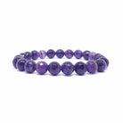 Amethyst Faceted Stretch Bracelet