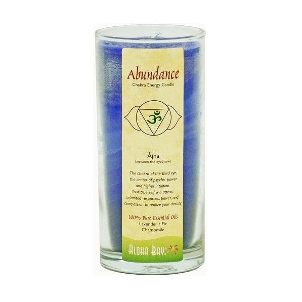 Abundance Ajna Chakra Energy Jar Candle for the Third Eye Chakra