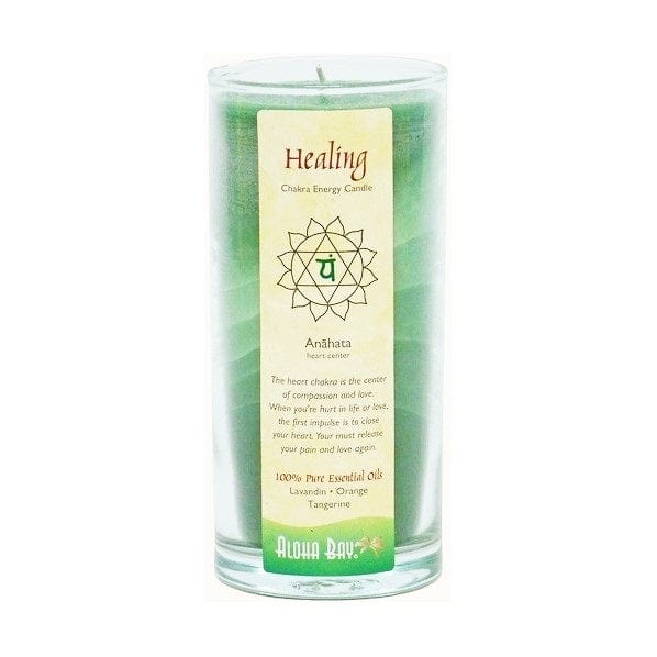 Healing Anahata Chakra Energy Jar Candle
