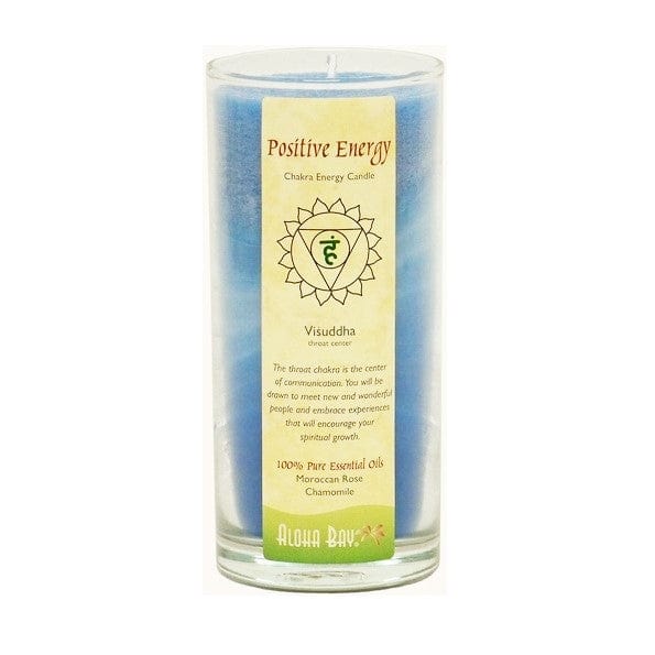 Positive Energy Visuddha Chakra Energy Jar Candle