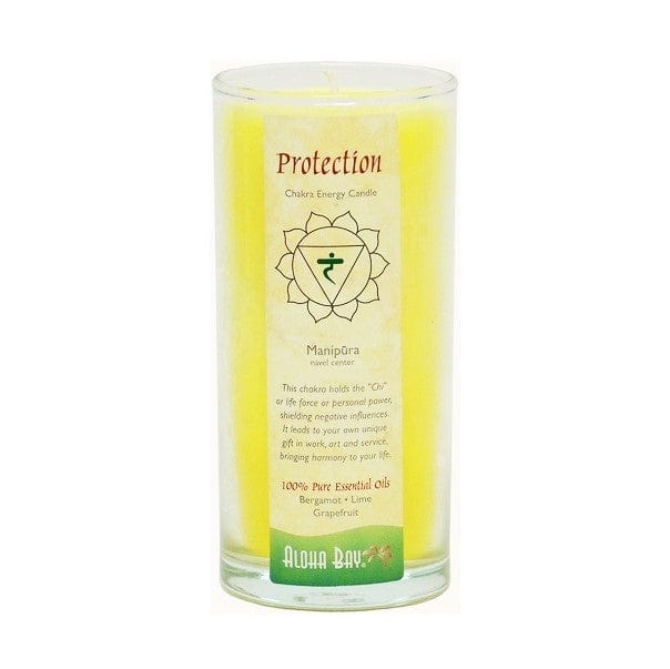 Protection Manipura Chakra Energy Jar Candle