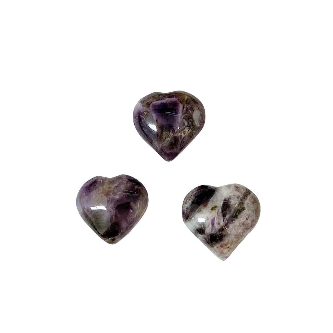 Amethyst Puff Heart