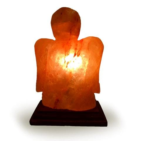 Carved Natural Himalayan Salt Lamps angel