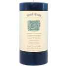 Gratitude' Intention Candles 3"x6" Pillar