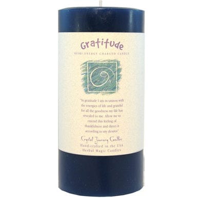 Gratitude' Intention Candles 3"x6" Pillar