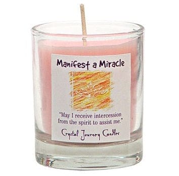 Manifest a Miracle' Intention Candles Votive