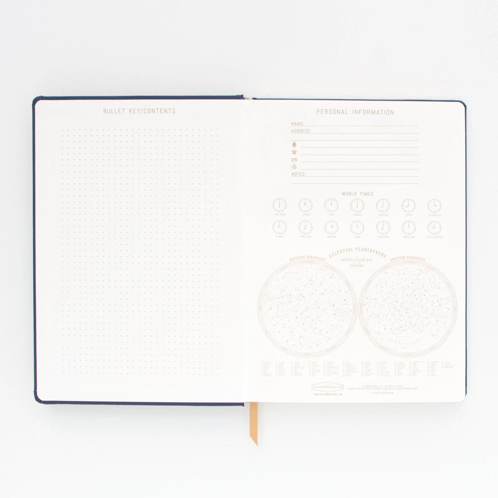 Live By the Sun, Love By the Moon' Cloth Journal