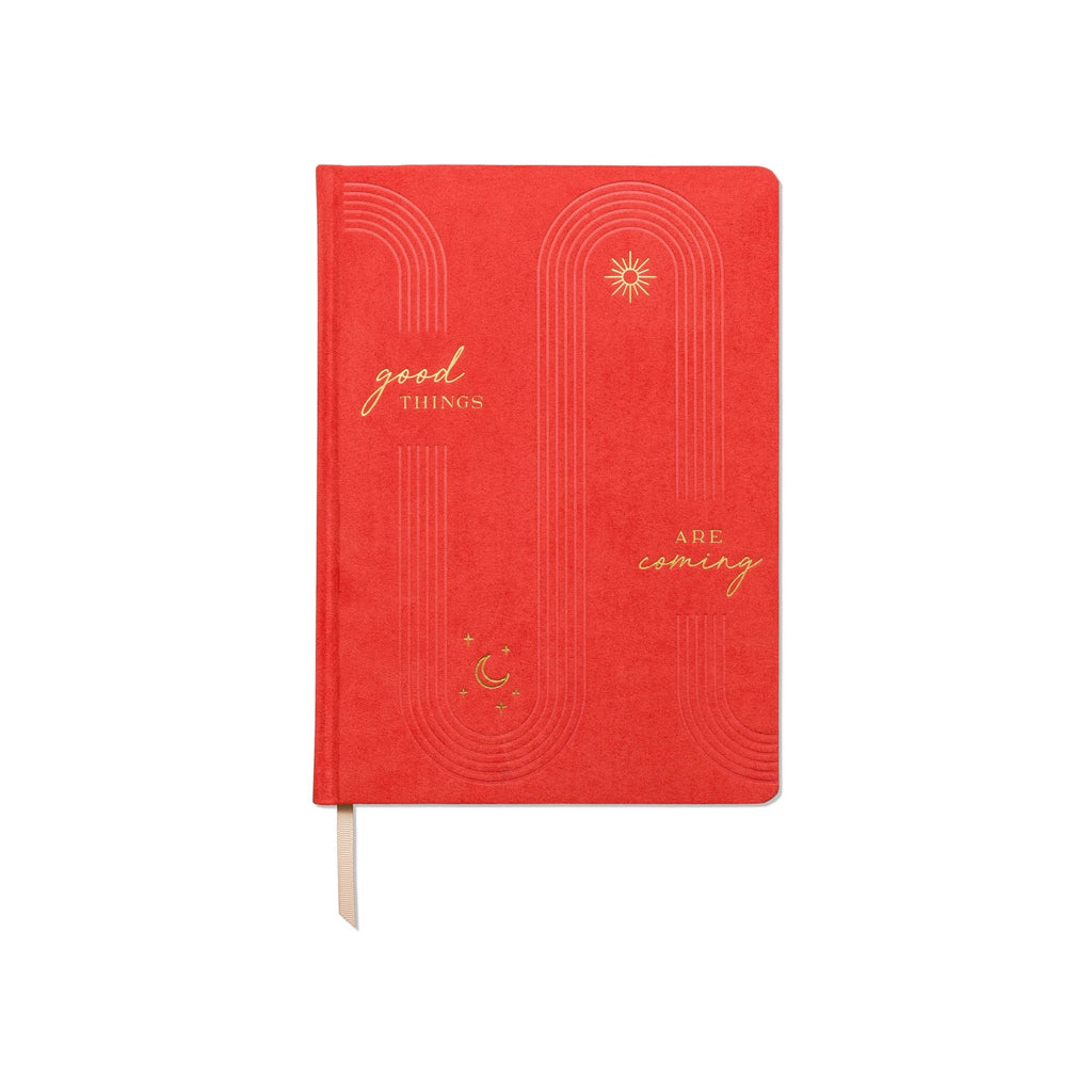 Good Things Are Coming Jumbo Bookcloth Journal