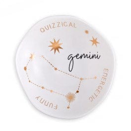 Stardust Astrology Bowls with Zodiac Sign Gemini