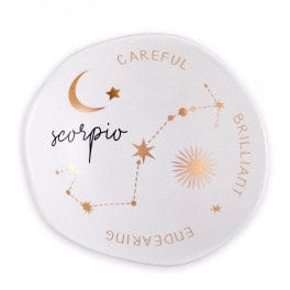 Stardust Astrology Bowls with Zodiac Sign Scorpio