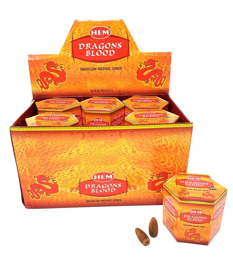 Dragons Blood Backflow Incense Cones