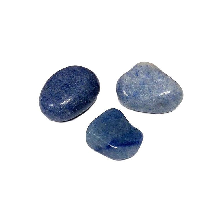 Dumortierite in Quartz Tumbled Stone