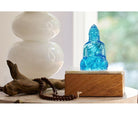 Hand-Cast Glass Guanyin Buddhas