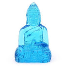 Hand-Cast Glass Guanyin Buddhas Aqua Blue