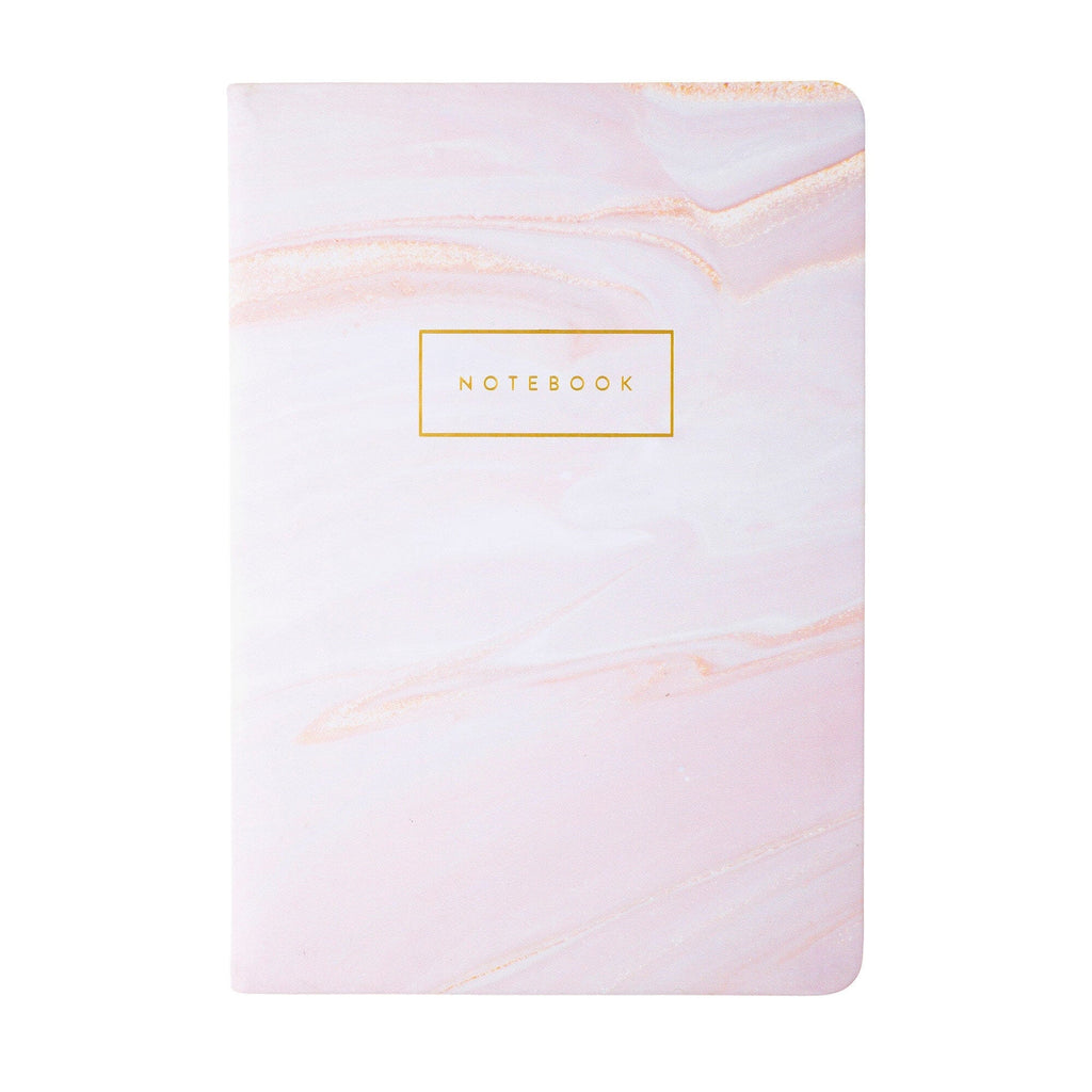 Pink Blush Marble Styled Notebook