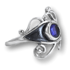 Iolite Eye of Horus Ring