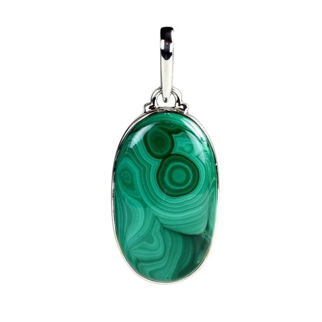 Malachite Bulls Eye Pendant