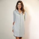 Bamboo Boyfriend Nightshirt Fog