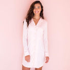 Bamboo Boyfriend Nightshirt Blush Pink