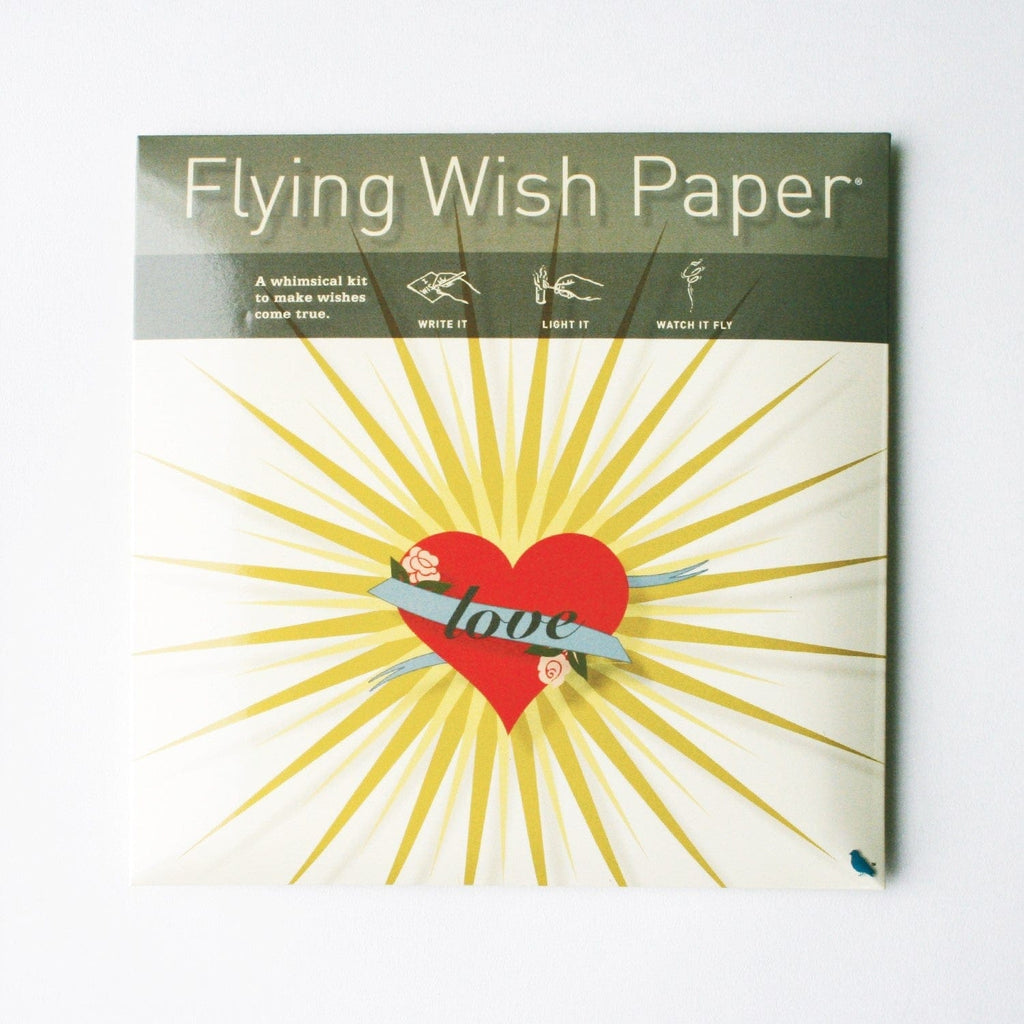 Large Flying Wish Paper in Honey Love
