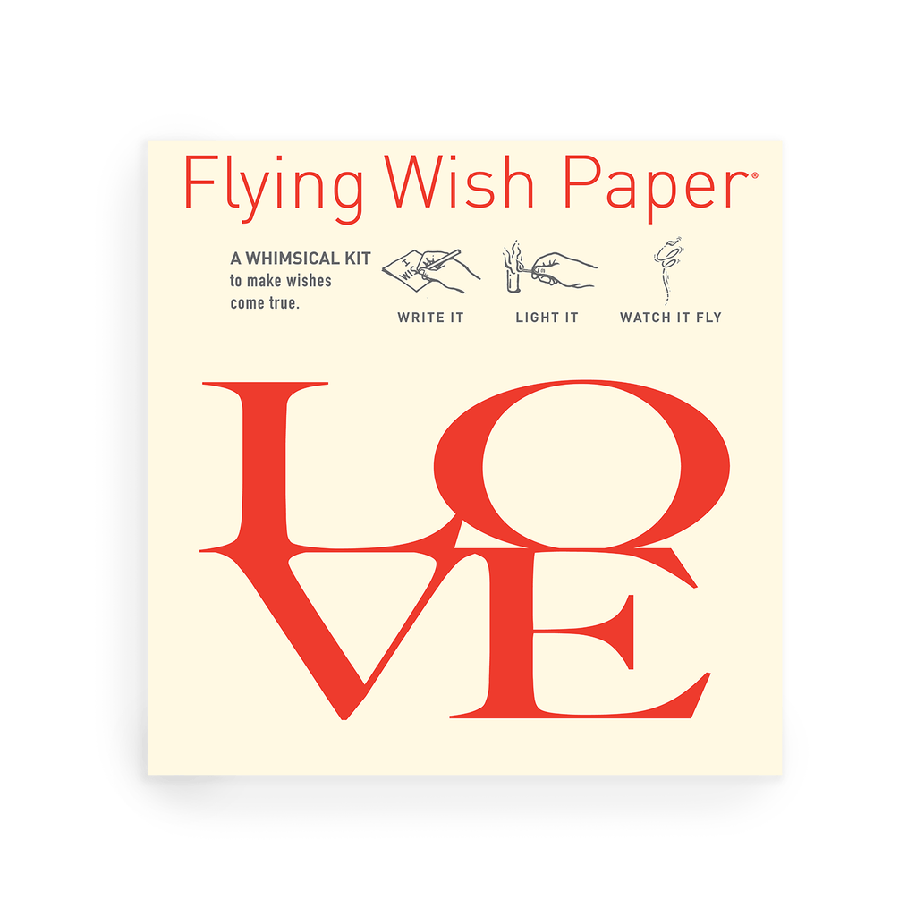 Mini Flying Wish Paper in Love Letters