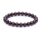 Garnet Bead Stretch Bracelet