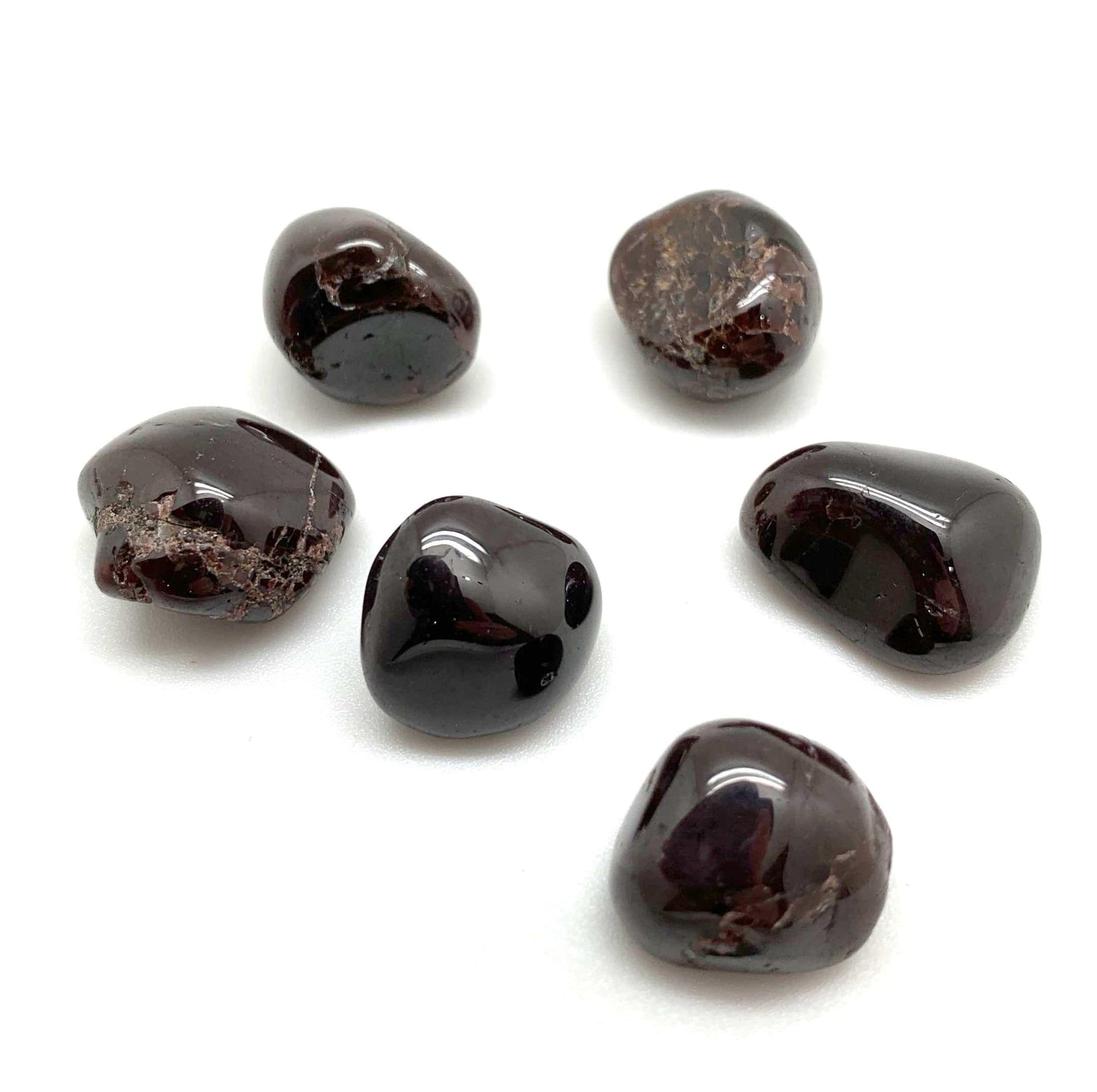 Garnet for prosperity, power, motivation, drive Tumbled