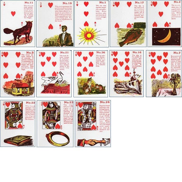 Gypsy Witch Fortune Telling Playing Cards