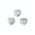 Howlite Puff Heart