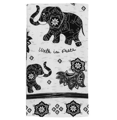 Boho Elephant Tea Towel