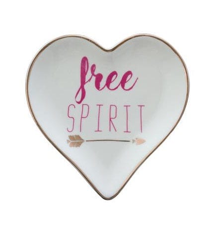 Free Spirit' Heart Trinket Tray