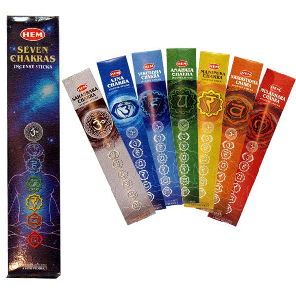 Seven Chakra Incense Pack