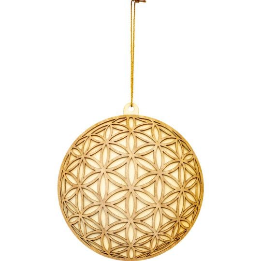 Flower of Life Wood Wall Decor