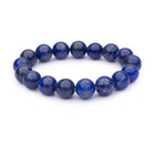 Lapis Chunky Bead Stretch Bracelet