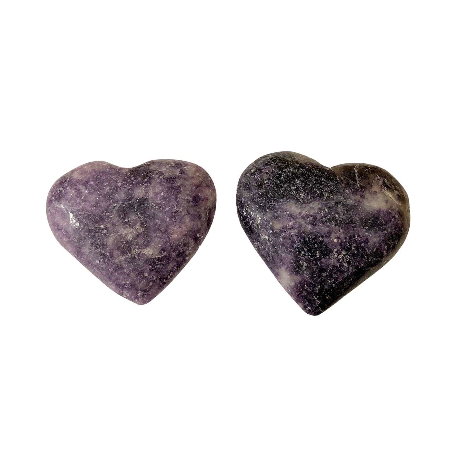 Lepidolite Heart