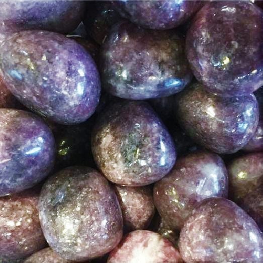 Lepidolite for reducing stress, self nurturing, calming