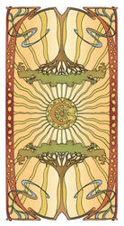 Golden Art Nouveau Tarot